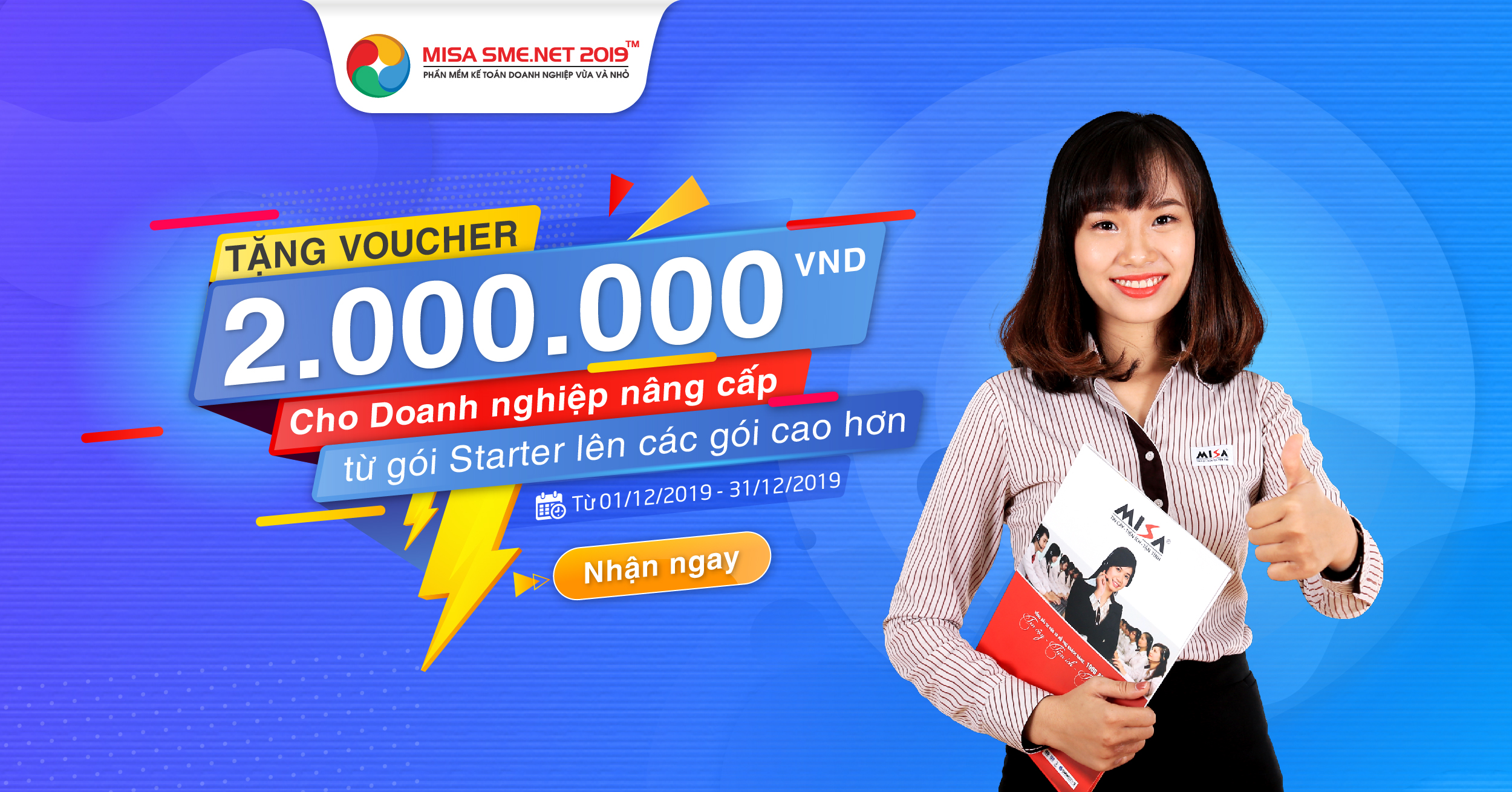 Tặng voucher 2.000.000 VND khi nâng cấp phần mềm kế toán