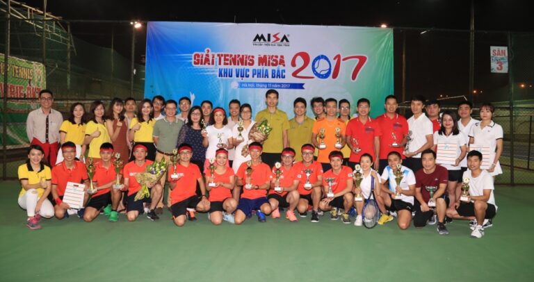 Giải tennis MISA khu vực phía Bắc mùa đầu tiên gây ấn tượng mạnh