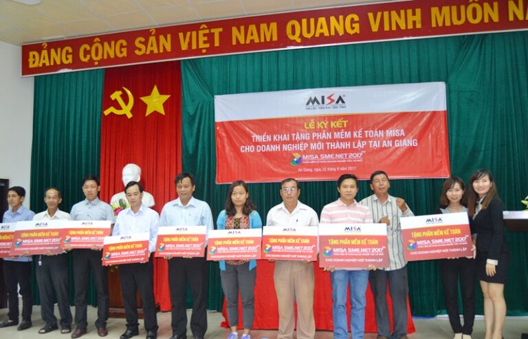 MISA tặng phần mềm kế toán cho doanh nghiệp mới thành lập tại An Giang