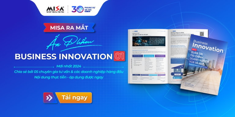 Viện Đổi mới doanh nghiệp MISA ra mắt ấn phẩm Business Innovation số đầu tiên